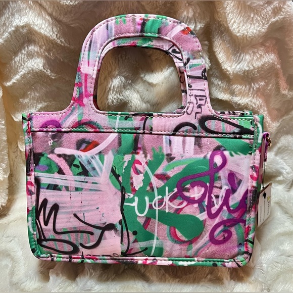 3 AM FOREVER GRAFFITI HANDBAG CROSSBODY NWT - Picture 2 of 4